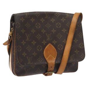 LOUIS VUITTON Monogram Cartouchiere GM Shoulder Bag
